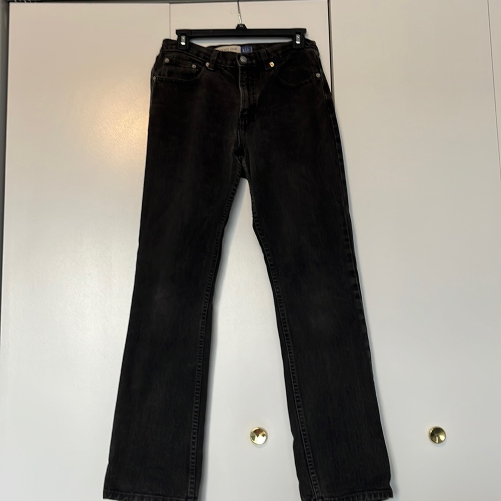 GAP Vintage Black Bootcut Jeans - 100% Cotton - Size 6 Regular